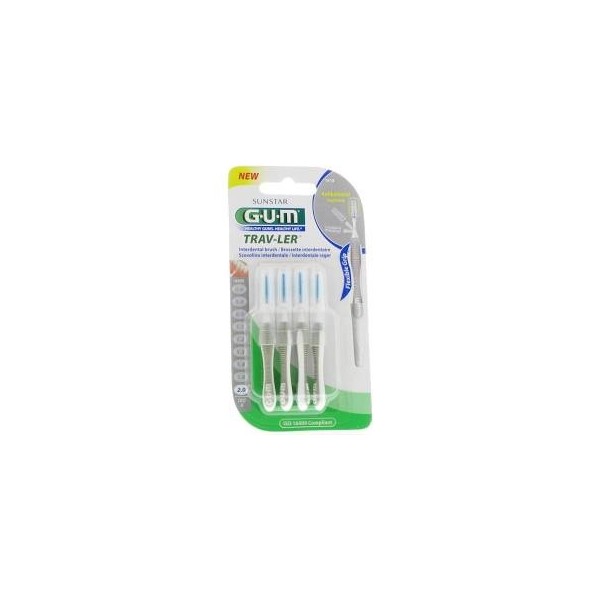 CEPILLO INTERDENTAL GUM 1618 TRAV-LER 2.0 mm 6 UNIDADES