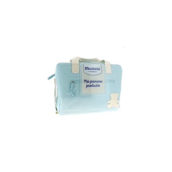 MUSTELA BOLSA MIS PRIMEROS PRODUCTOS PACK AZUL