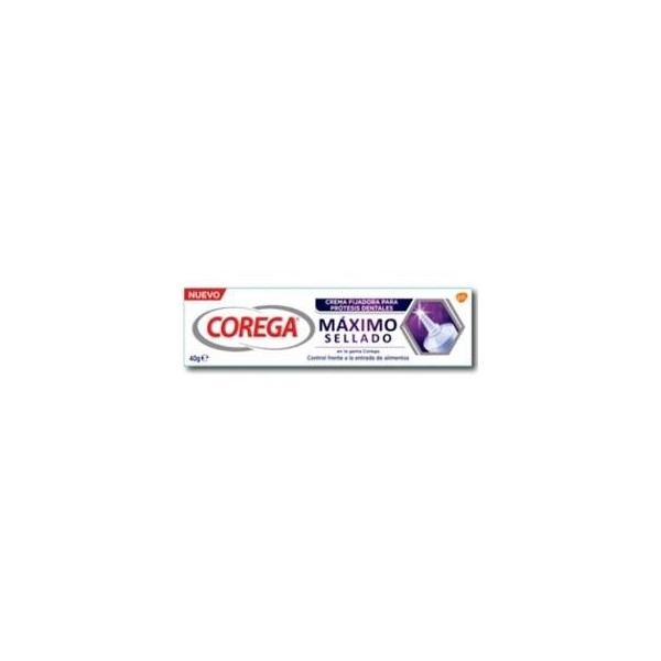 COREGA MAX FIJACION + SELLADO ADHESIVO PROTESIS DENTAL 1 ENVASE 40 g