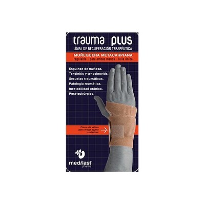 MUÑEQUERA METACARPIANA MEDILAST TRAUMA PLUS BEIG