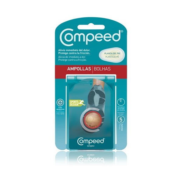 COMPEED SPORT AMPOLLAS PLANTA DEL PIE 5 UNIDADES