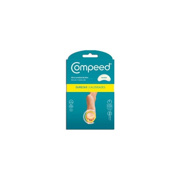 COMPEED DUREZAS HIDROCOLOIDE TALLA GRANDE 2 UNIDADES