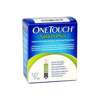 ONETOUCH SELECT PLUS TIRAS REACTIVAS 50U